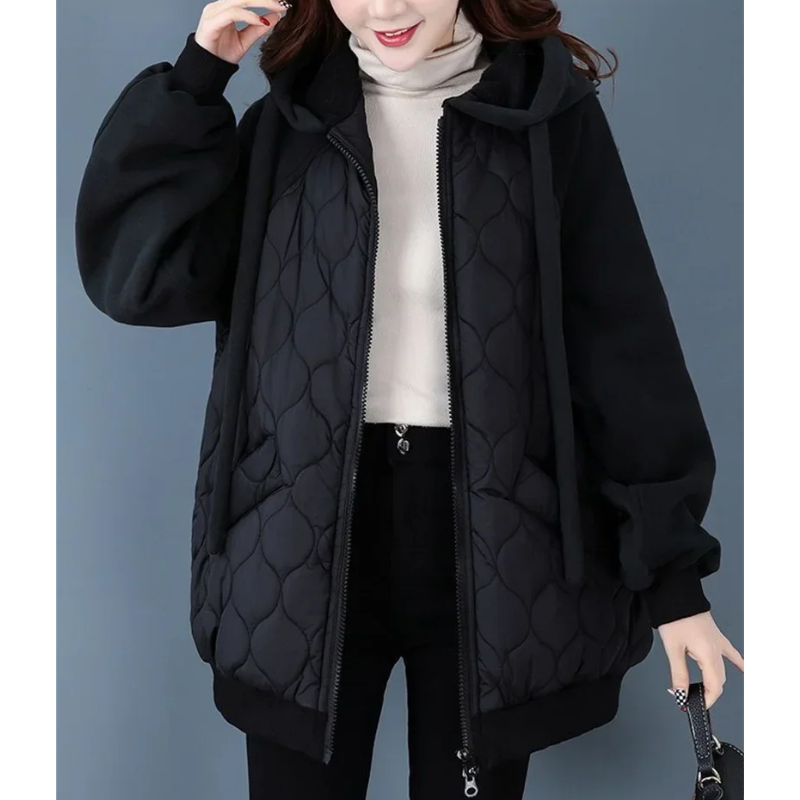 WW | Oversized Quilted Hooded Jacket