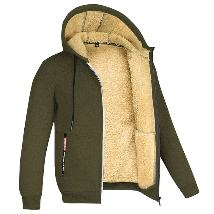 WW | Kapuzenpullover mit Reißverschluss aus Fleece