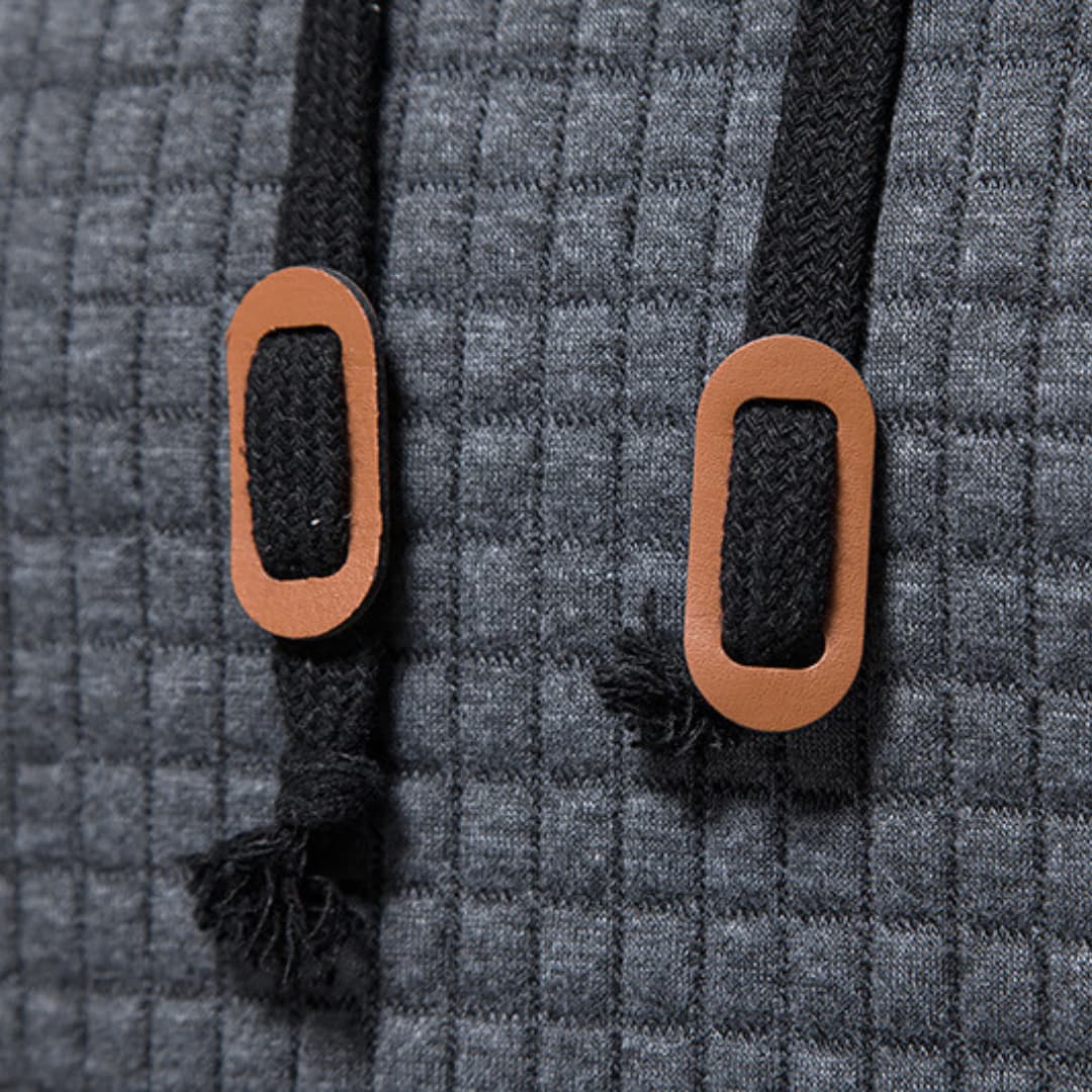WW | Kapuzenpullover Kariert - Moderner Freizeit-Hoodie für Alltag und Sport
