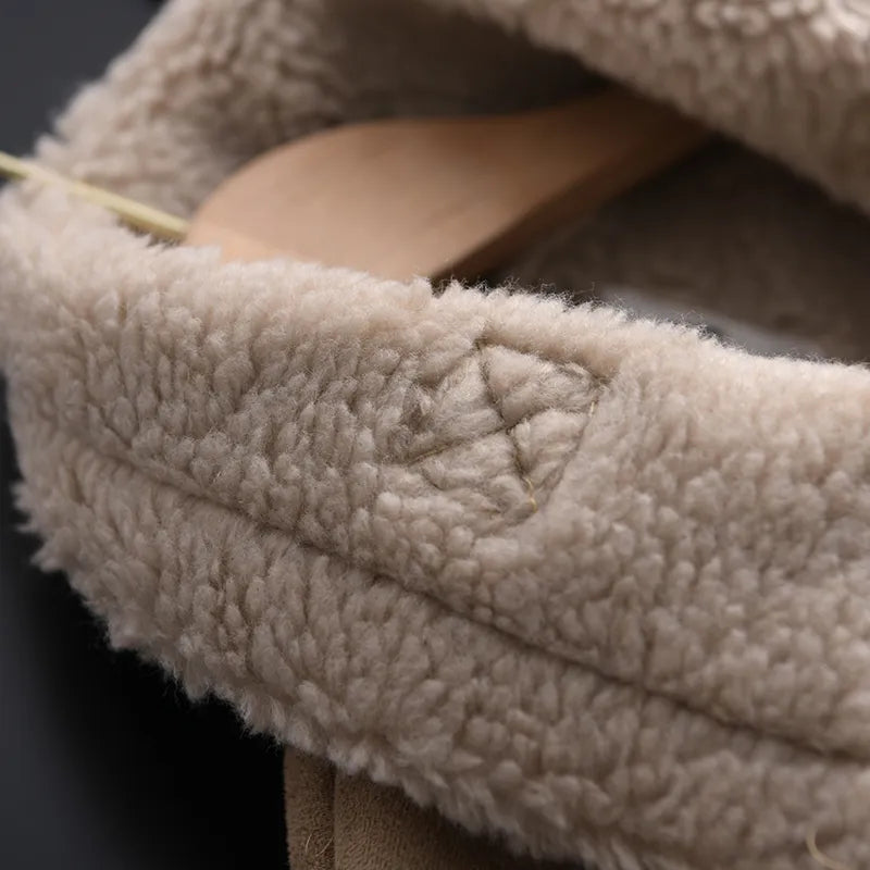 WW | Suede Winter Jacket Warm & Stylish