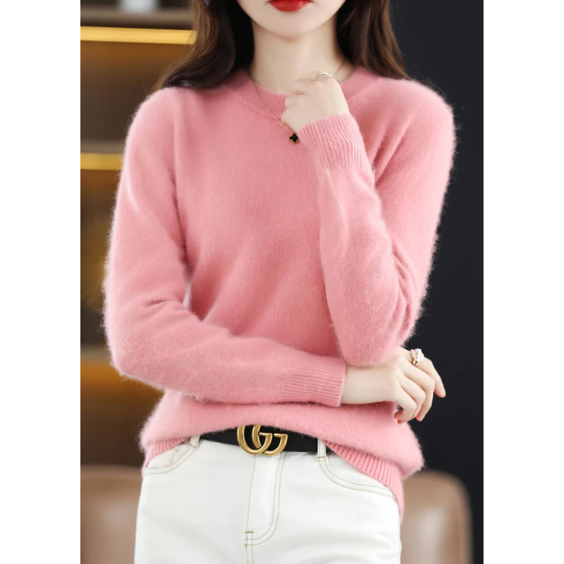 WW | Women's Cashmere Sweater Luxurious Crew Neck, Soft & Fashionable
