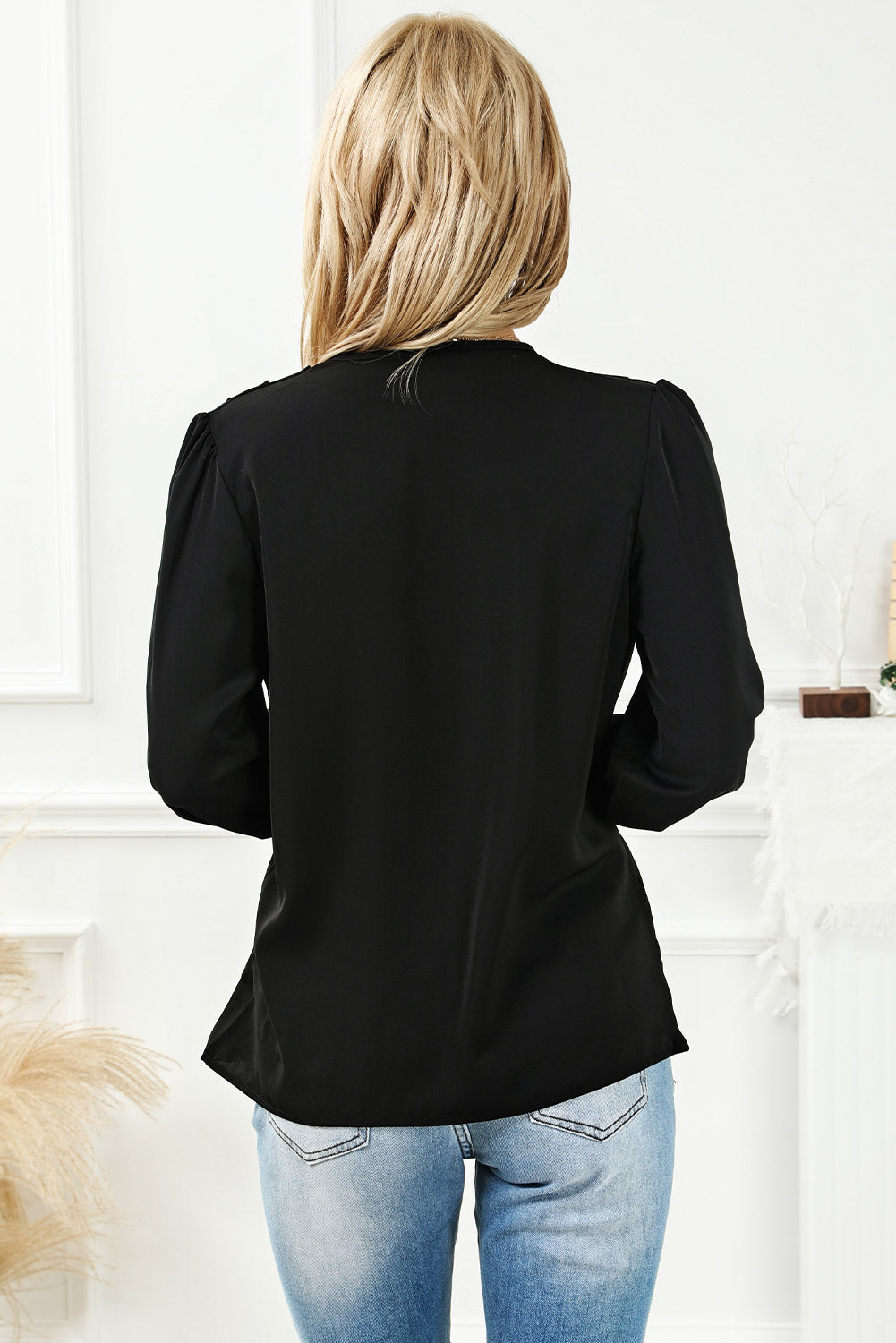 WW | Wrap-Front Blouse For Women