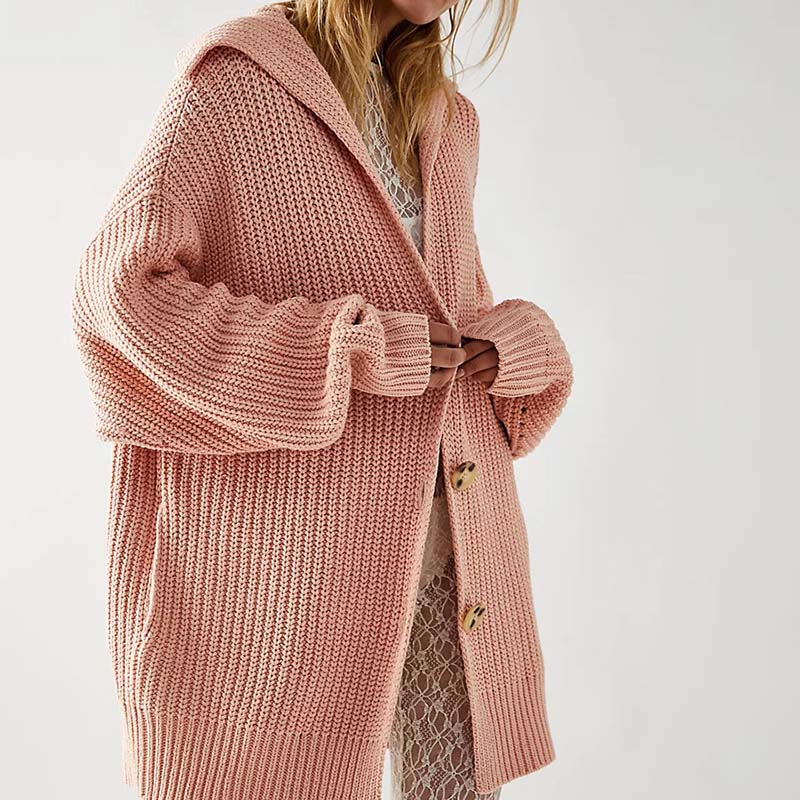 WW | Strickstrickjacke für Damen mit Knopfleiste