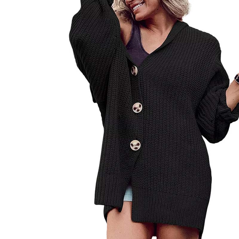 WW | Strickstrickjacke für Damen mit Knopfleiste
