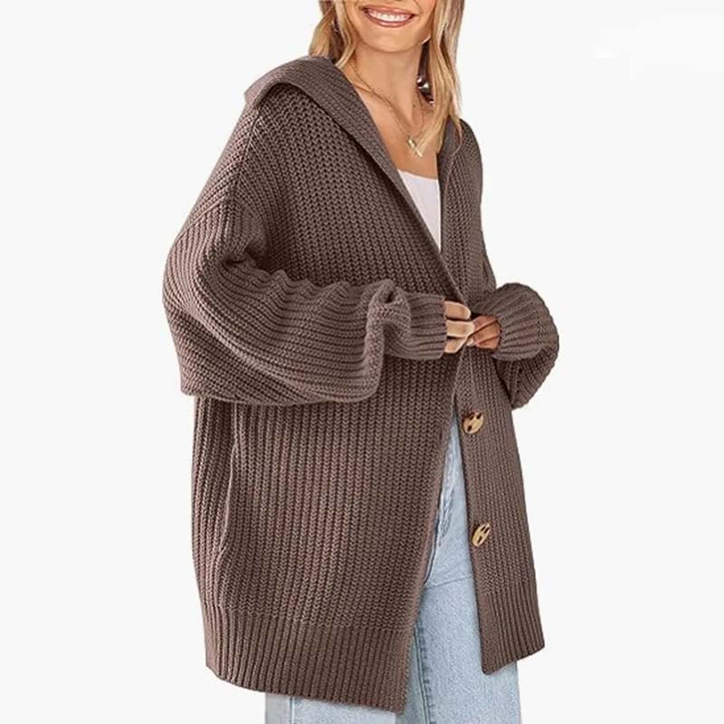 WW | Strickstrickjacke für Damen mit Knopfleiste
