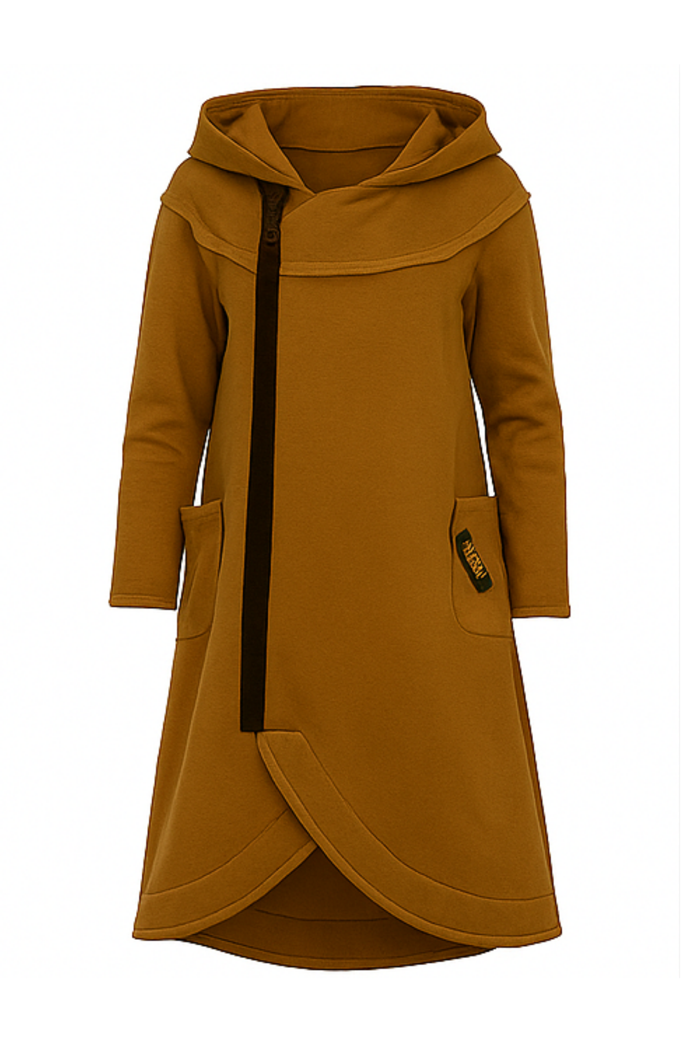 Nana Zip Hoodie - Brown
