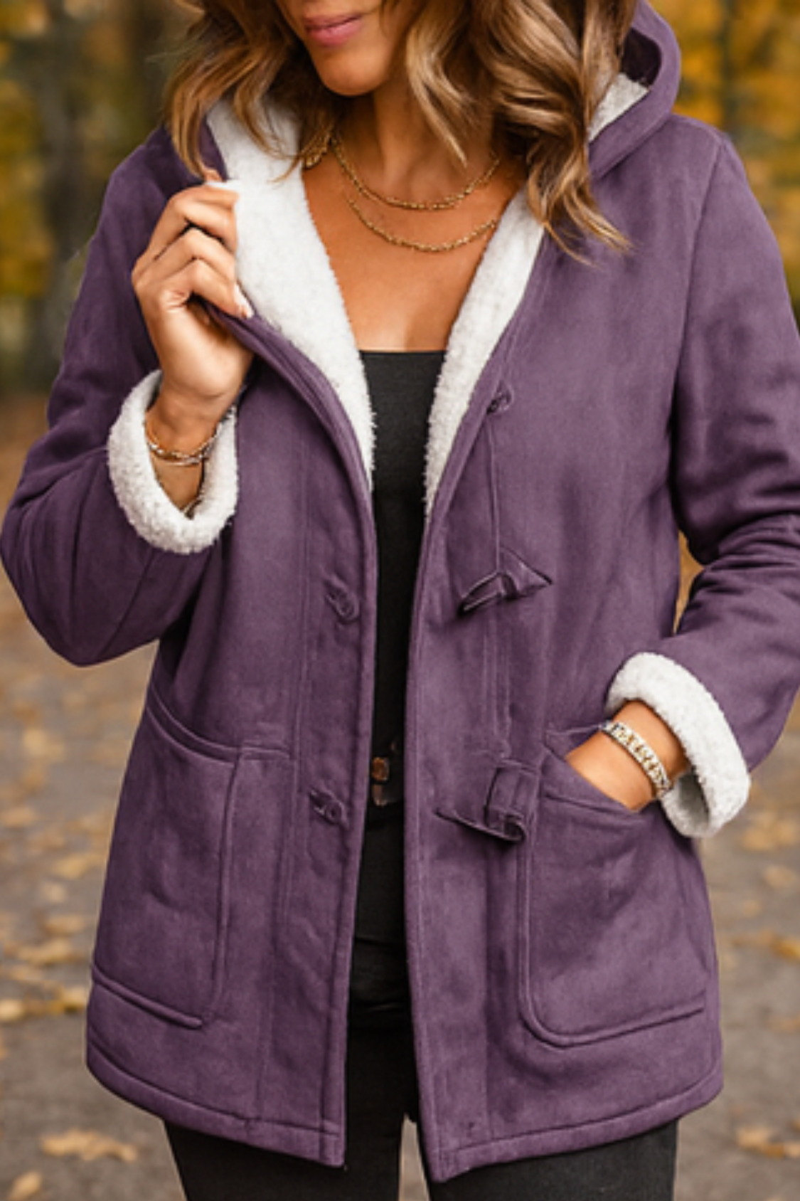 Serena Classic Fleece Jacket - Lilac