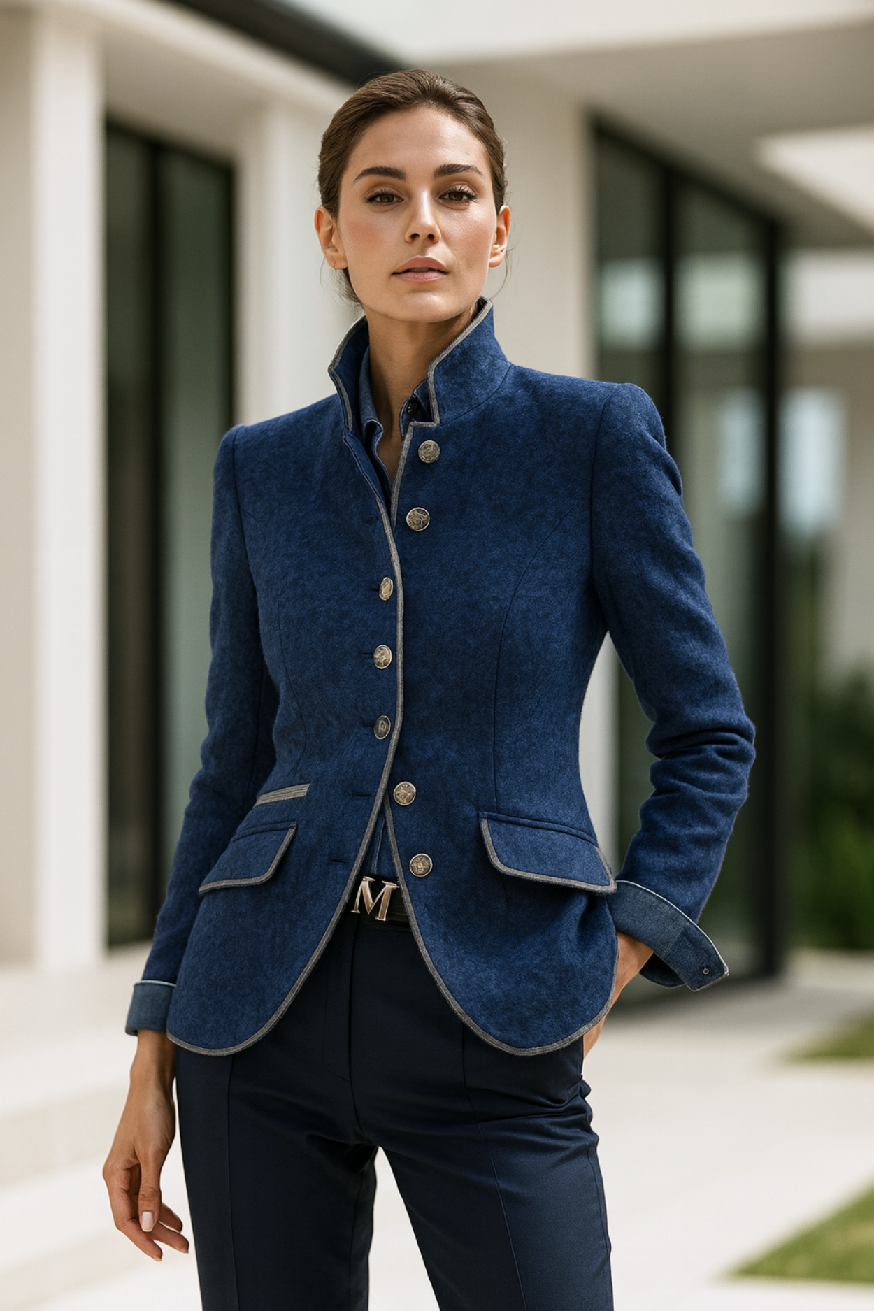 Valerie | High-Neck Cardigan