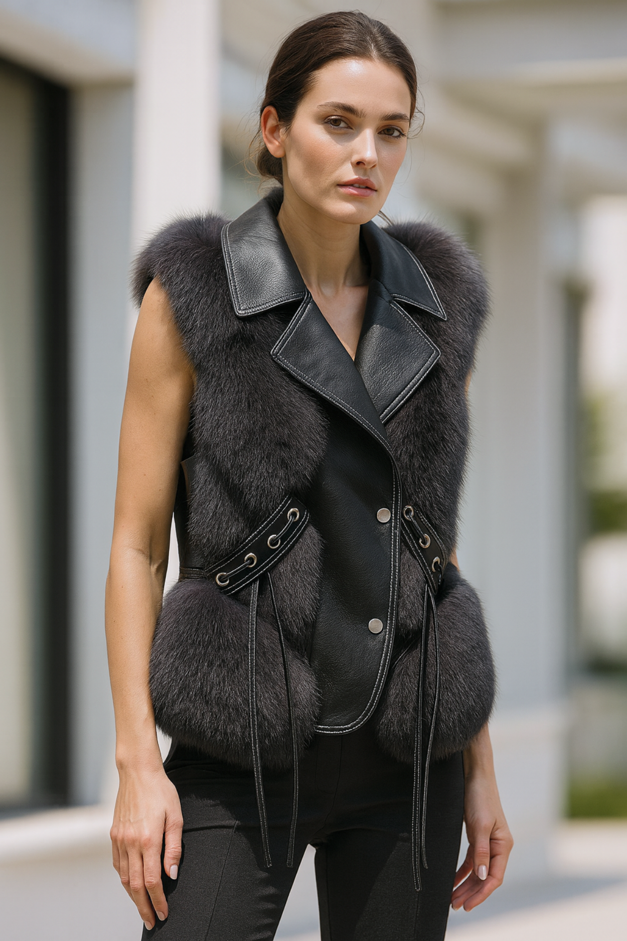 Colby | Elegant Leather Vest