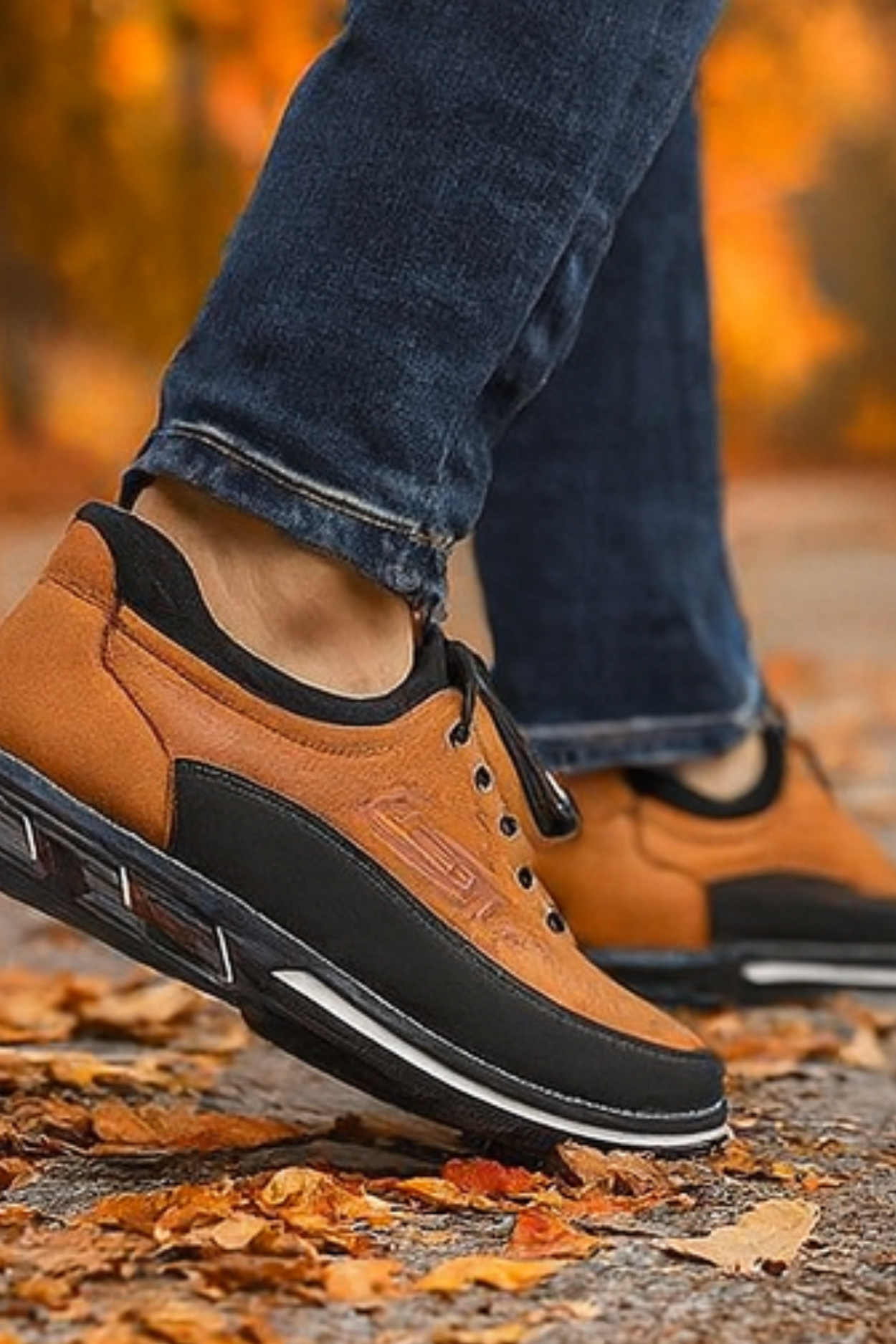 Bertholdt Elegant Men's Shoe for Everyday Wear & Comfort - Caramel