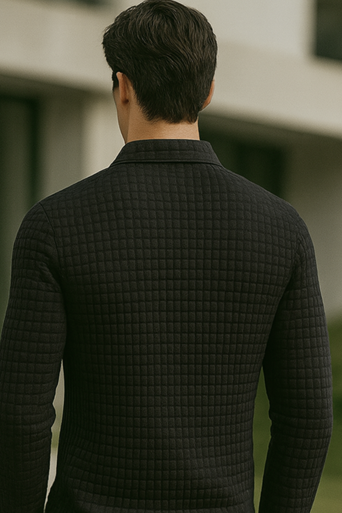Joven | Diamond Pattern Polo Shirt