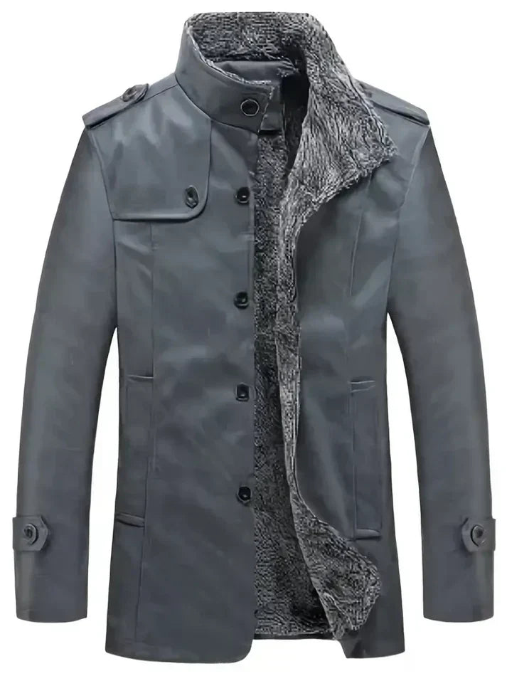 WW | Herrenlederjacke mit Fleece-Futter