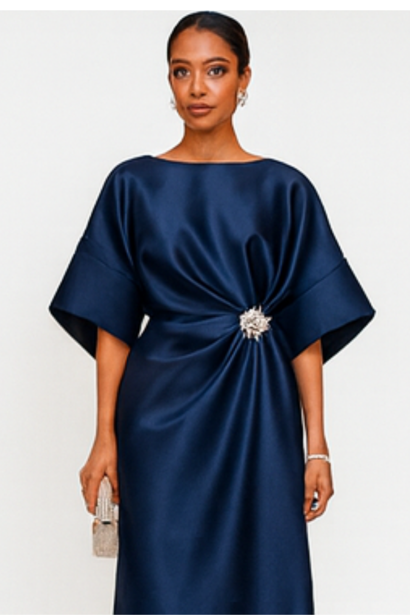 Anne Lange's Evening Gown - Navy Blue