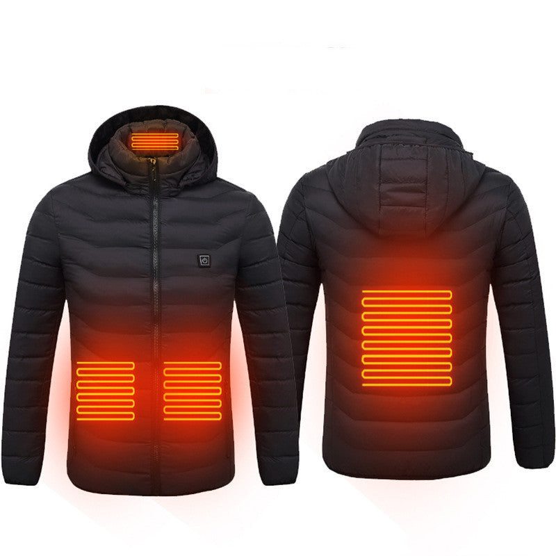 WW | Elegant USB Heated Jacket for Men, Thermal Winter