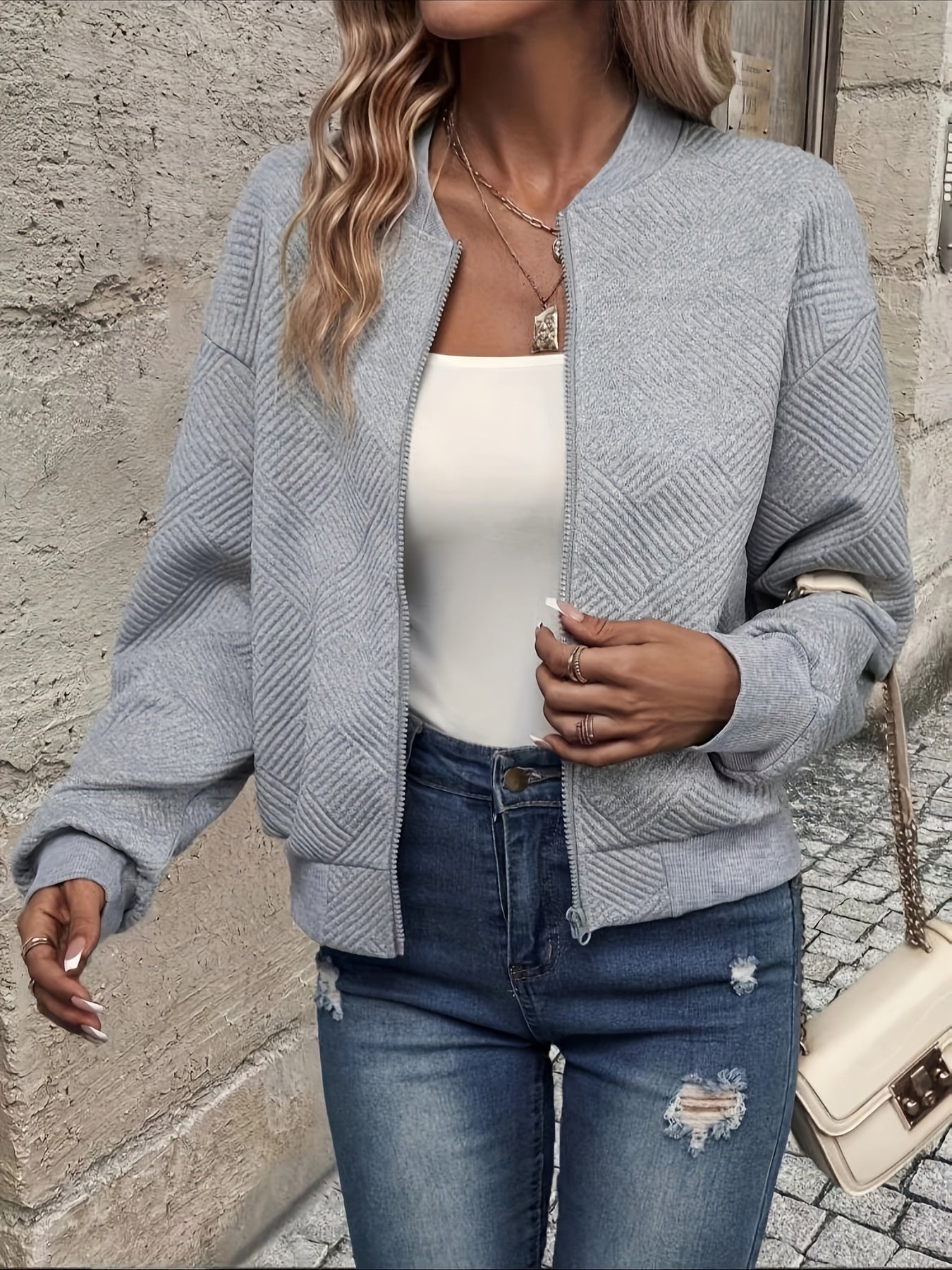 WW | Stylish Women's Zip-Up Jacket