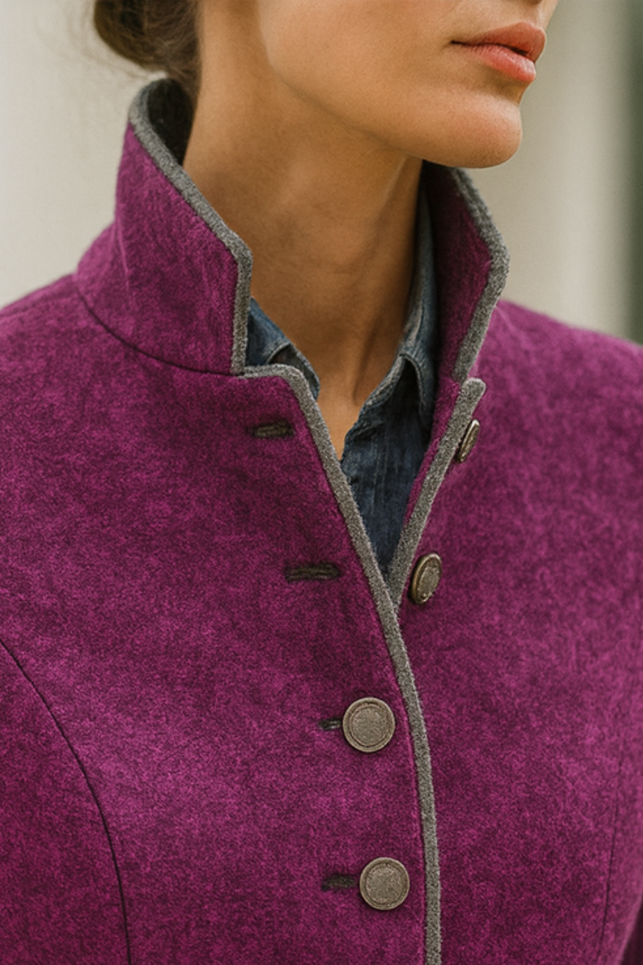Valerie | High-Neck Cardigan