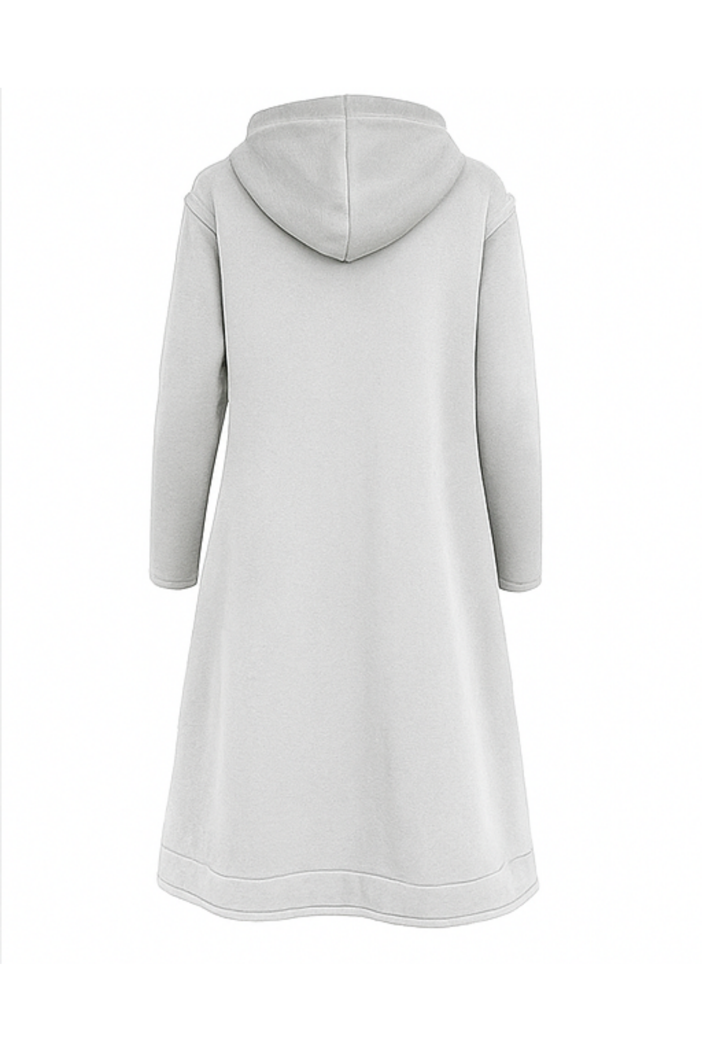 Nana Zip-Up Hoodie - White