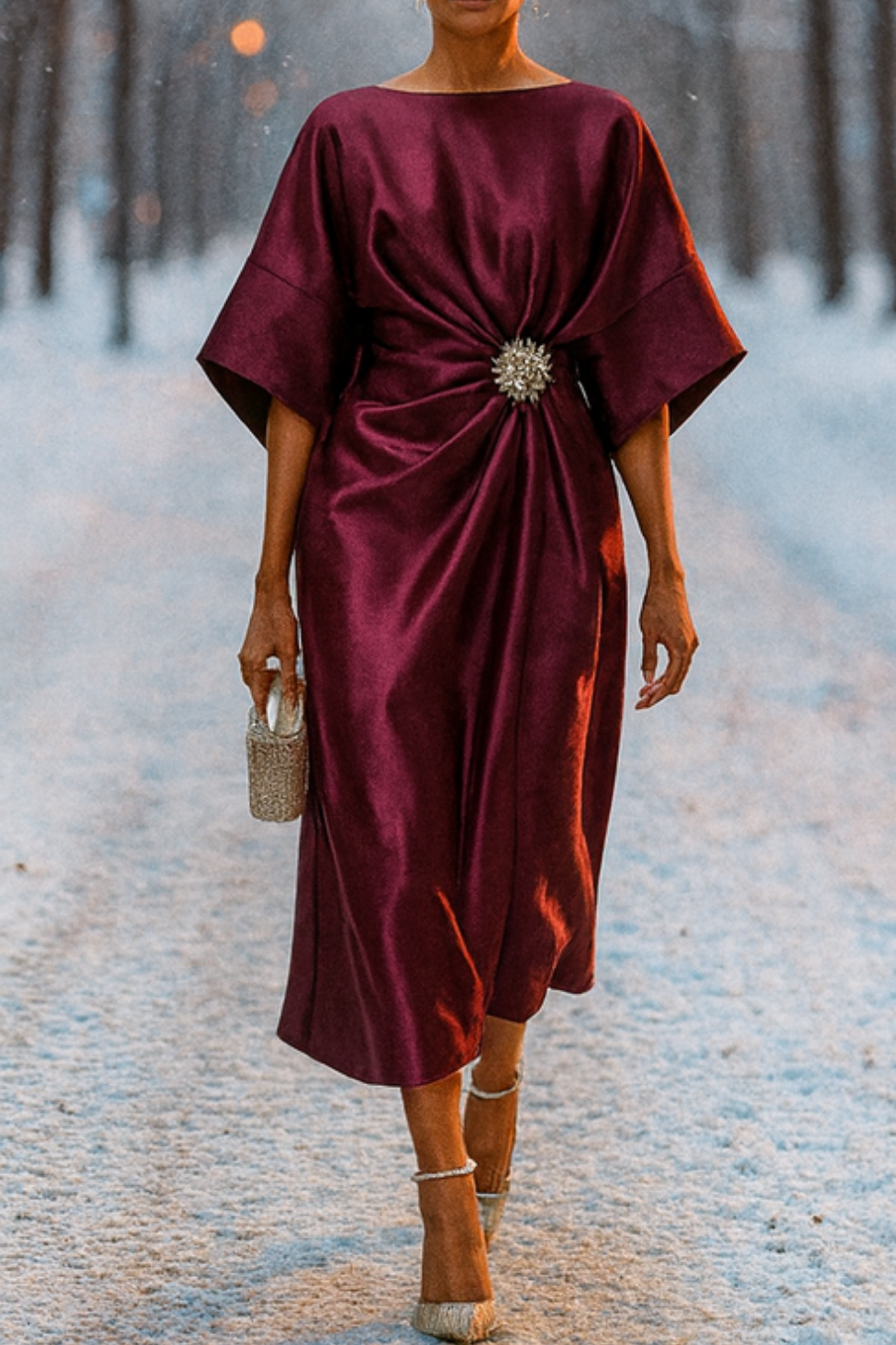 Anne Lange's Evening Gown - Red