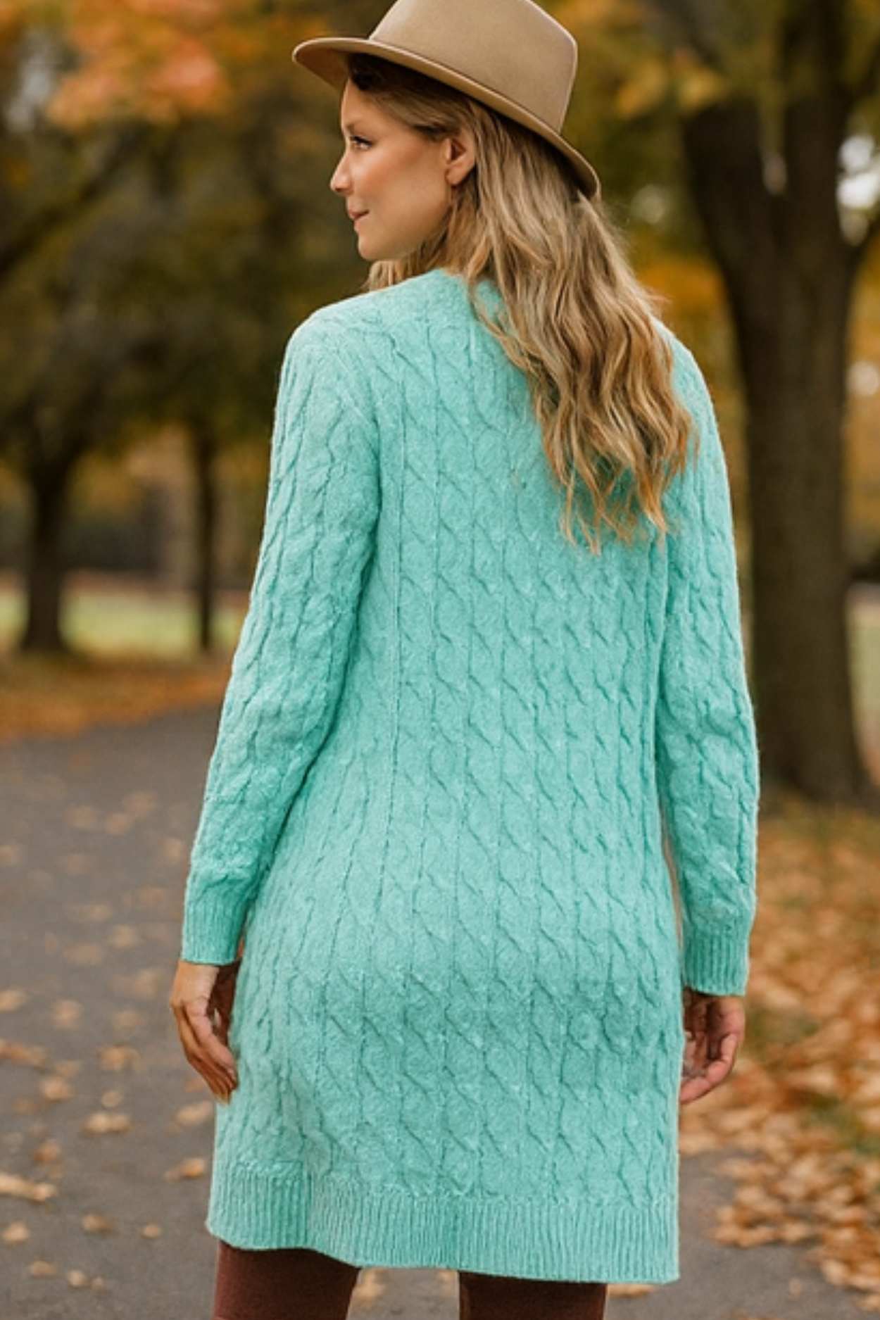 Darienne Comfortable Cardigan - Mint