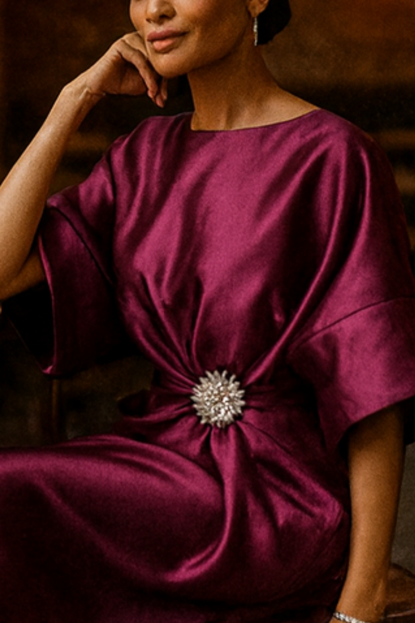 Anne Lange's Evening Gown - Red