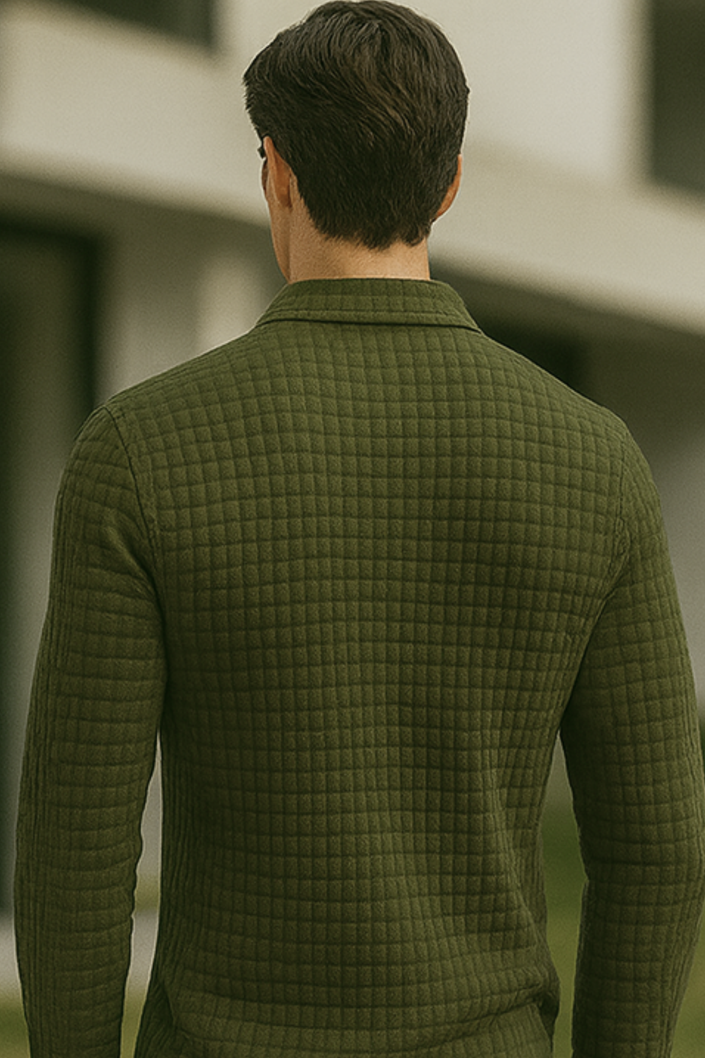 Joven | Diamond Pattern Polo Shirt