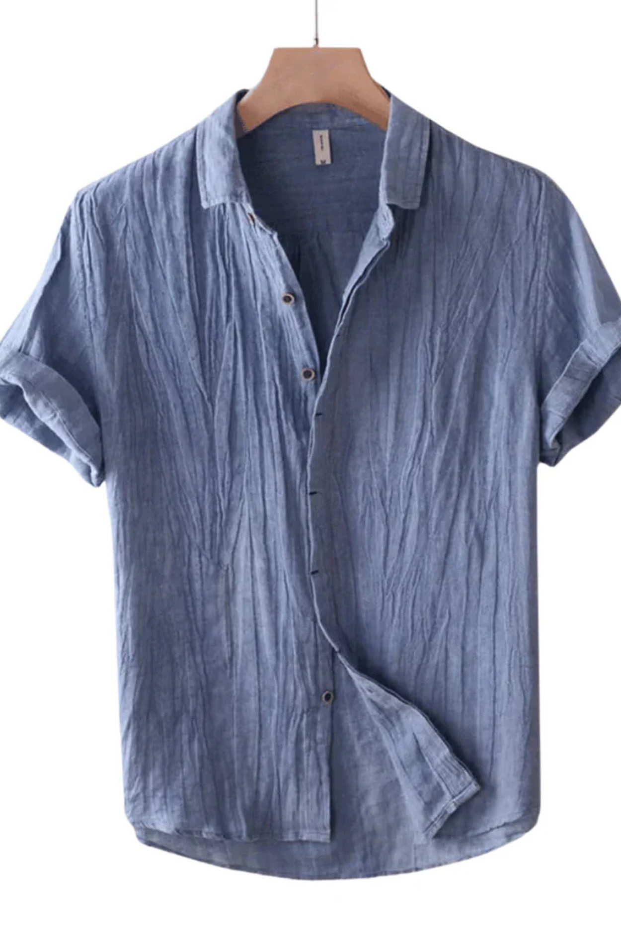 Clifford Linen Shirt - Blue