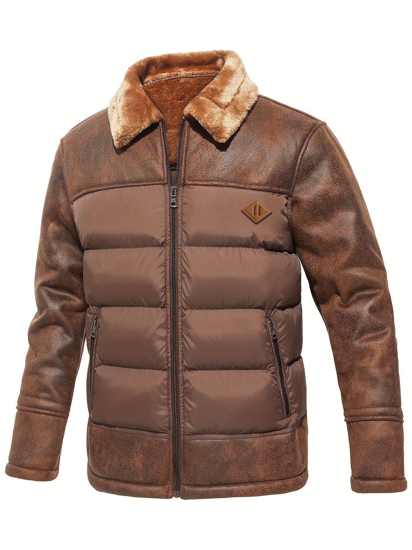 WW | Men's 2-in-1 Thick Hooded Thermal Winter Jacket - Perfect for Outdoor Activities