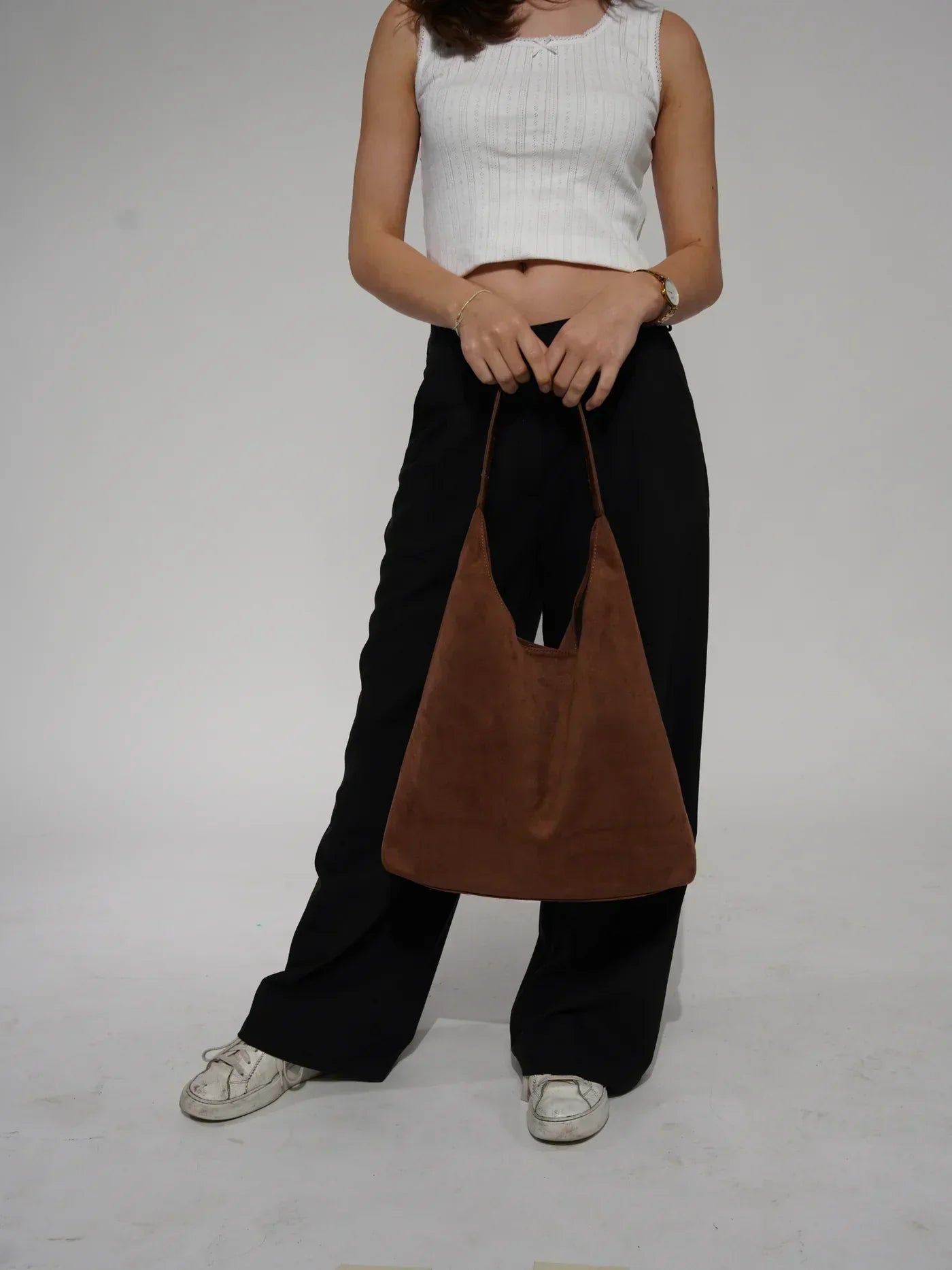 WW | Soft Suede Shoulder Bag