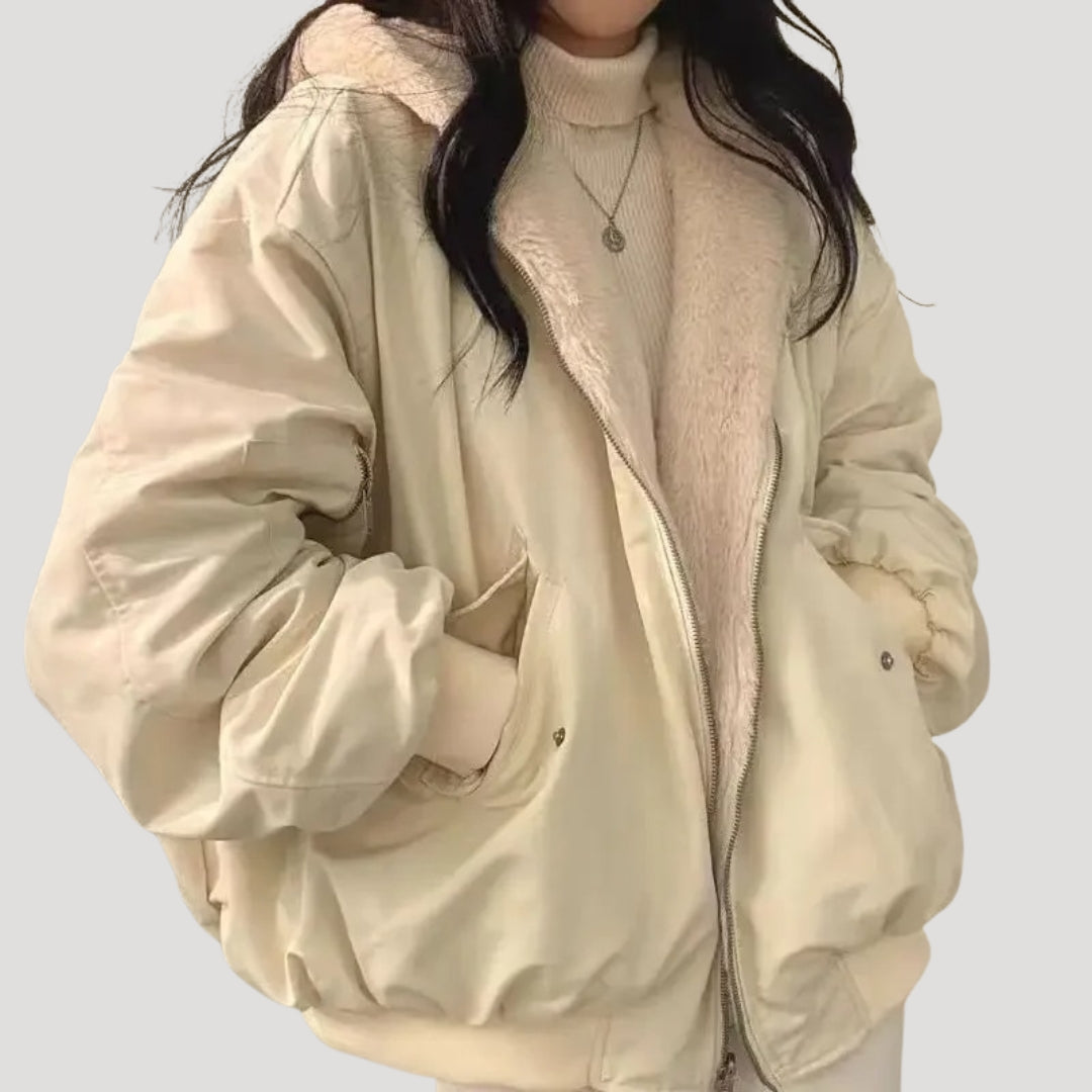 WW | Damen Wintermantel gepolsterte Pufferjacke warme Oberbekleidung