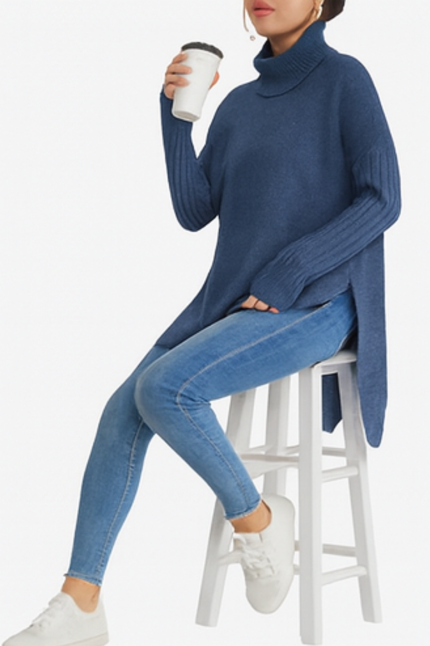 Bridgette | Long Turtleneck Sweater