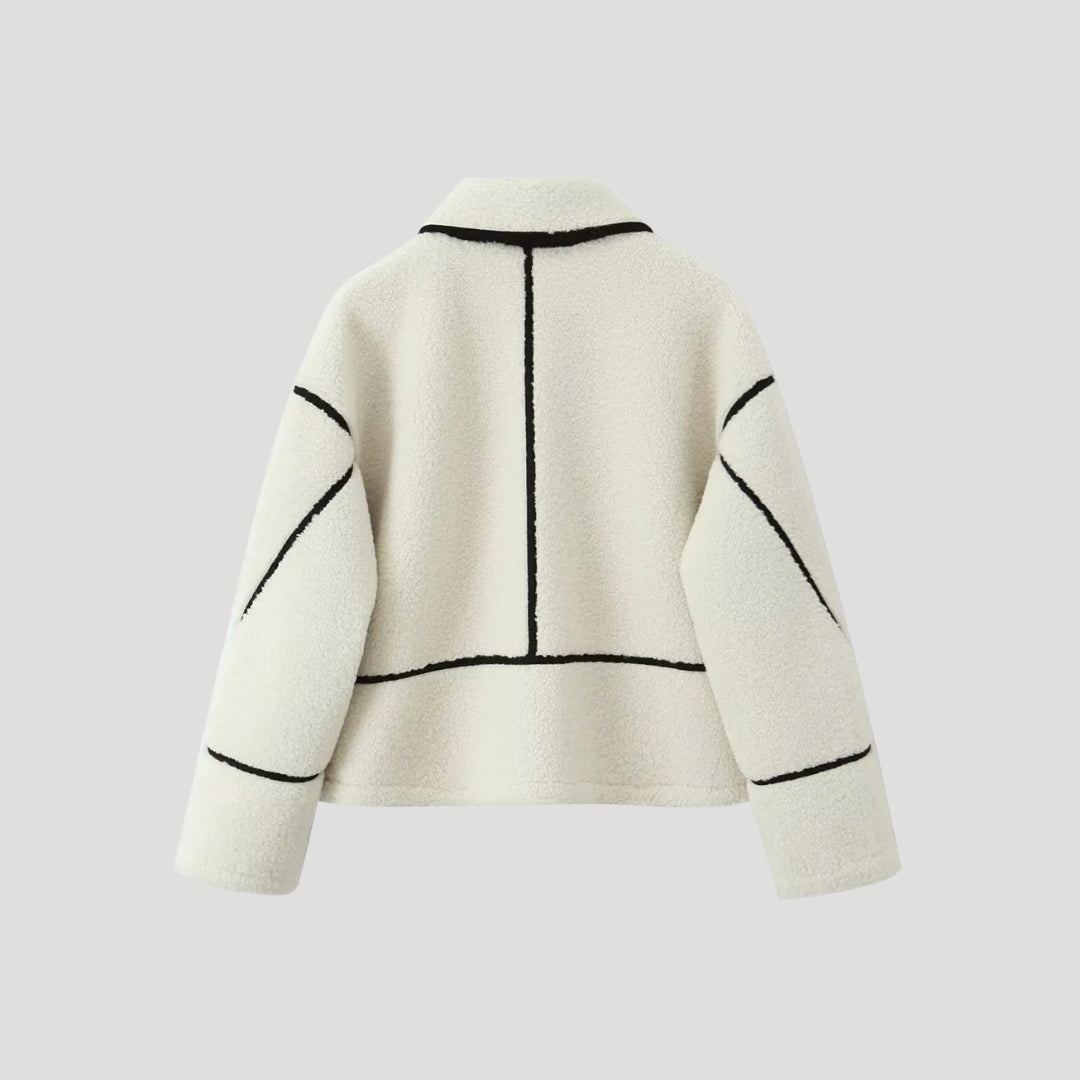 WW | Damen Fleece Jacke Cozy Teddy Borg Stil