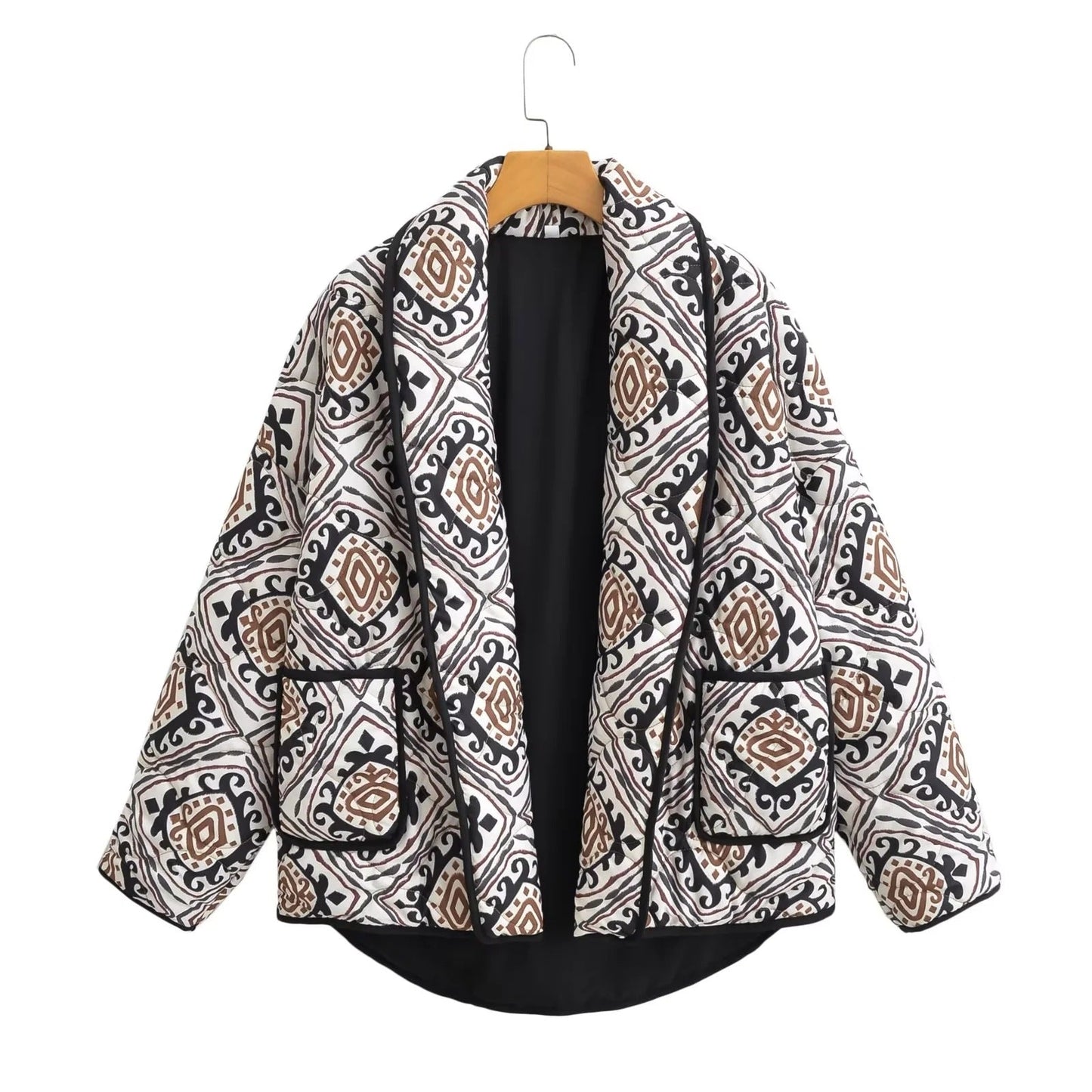 WW | Steppjacke - Künstlerisches Druckdesign - Leicht & Stilvoll - Lässige Schicht