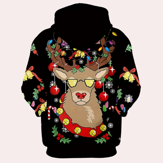 WW | Eleganter Weihnachts Kapuzenpullover für Herren