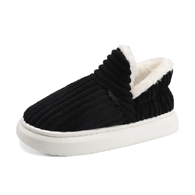 WW | Slipper - Orthopädische Unterstützung - Flauschige Cozy Sohle - Weiche Velours-Optik