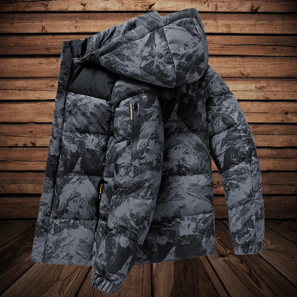 WW | Herren Daunenjacke mit Kapuze