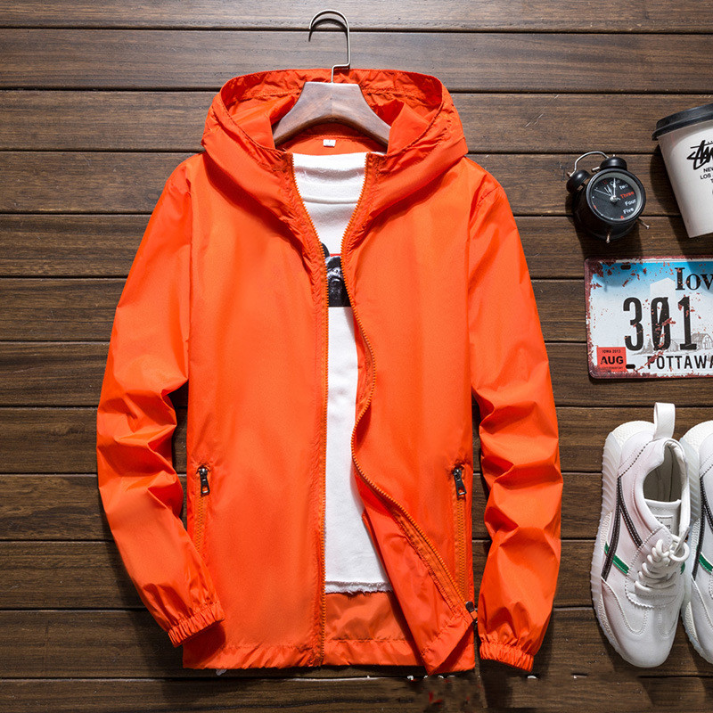 WW | Wasserdichte Regenjacke Mit Seitlichen Taschen