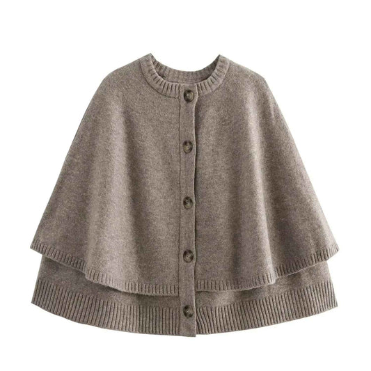 WW | Elegant Buttoned Cape