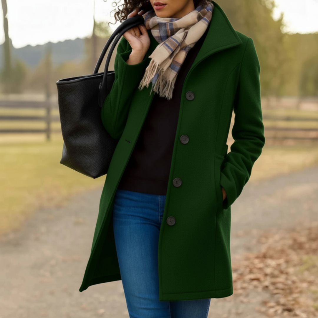 WW | Classic mid-length button-down jacket