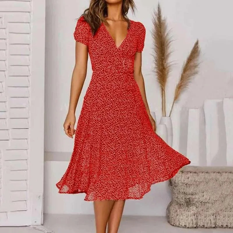 WW | Fallendes A-Linie Sommerkleid Liana