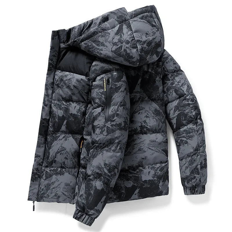 WW | Herren Daunenjacke mit Kapuze