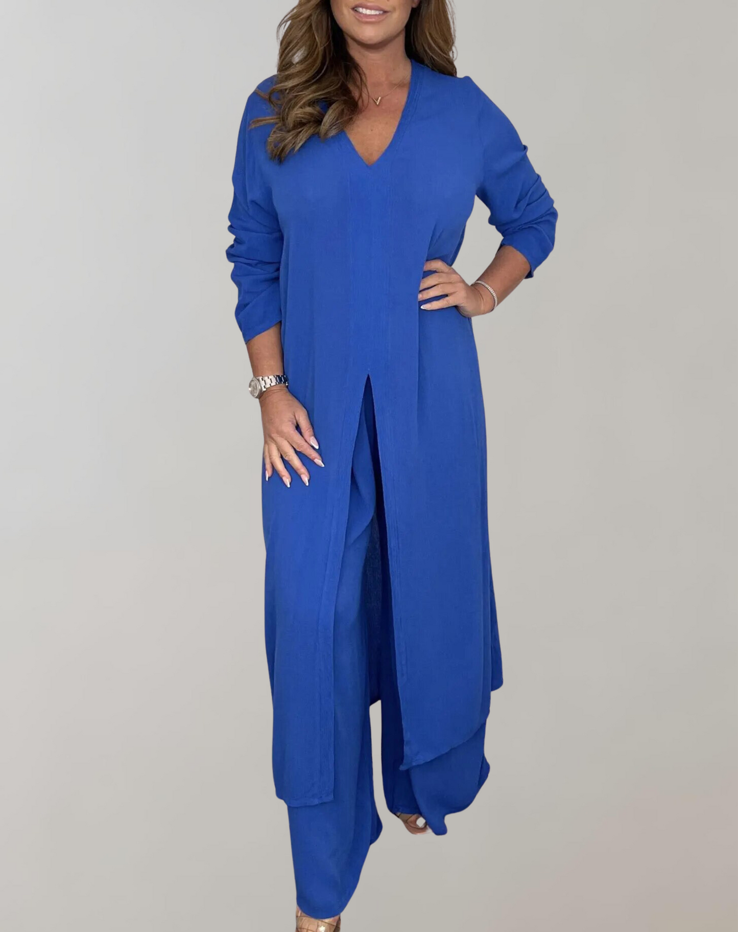 WW - Long top with elegant high slit