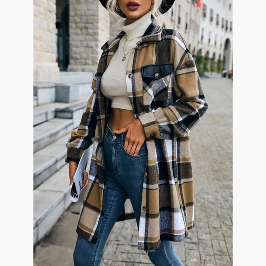 WW | Klassische Karomuster-Parka für Damen