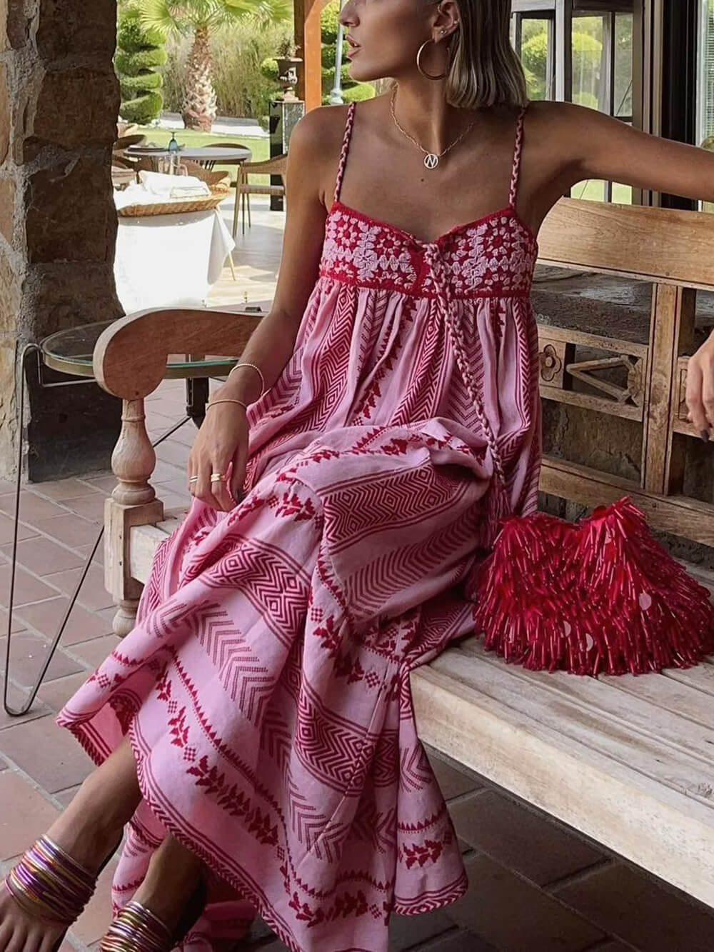 Michaela – Casual Sleeveless Maxi Dress