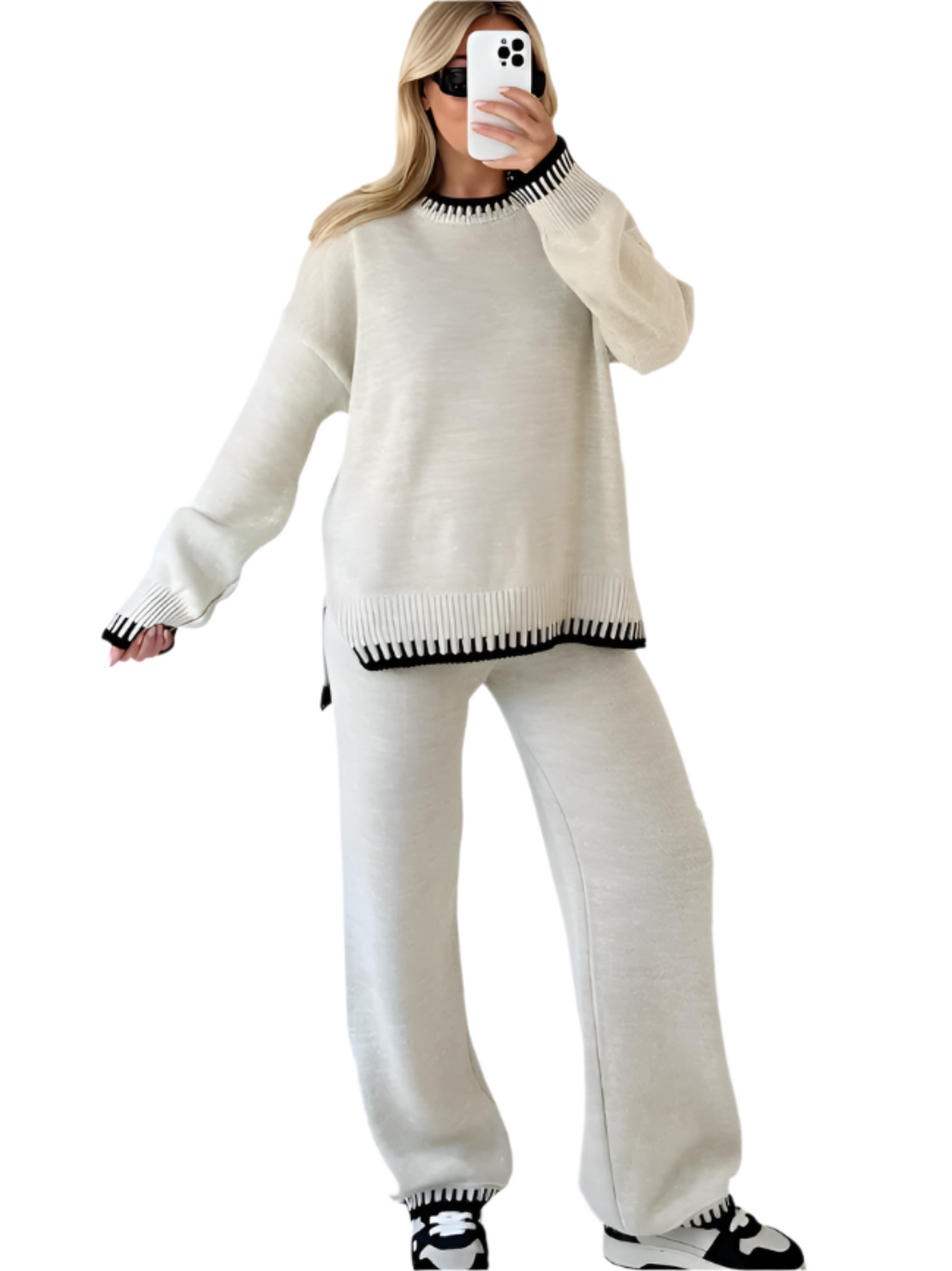 WW | Outfit Set - Klassisch - Gemacht für Komfort - Ideal für Herbst / Winter für Damen