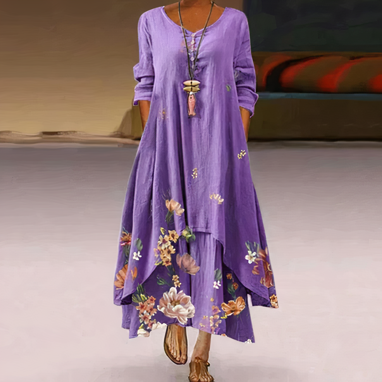 WW | Elegantes Mode Baumwollkleid