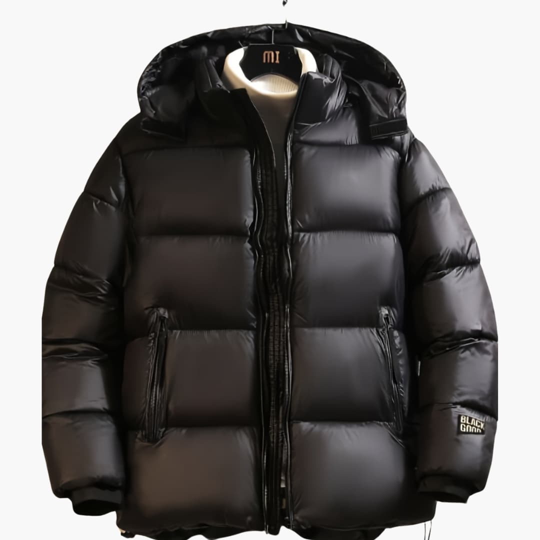 WW | Casual Men's Winter Jacket, Thick, Warm, with Hood
