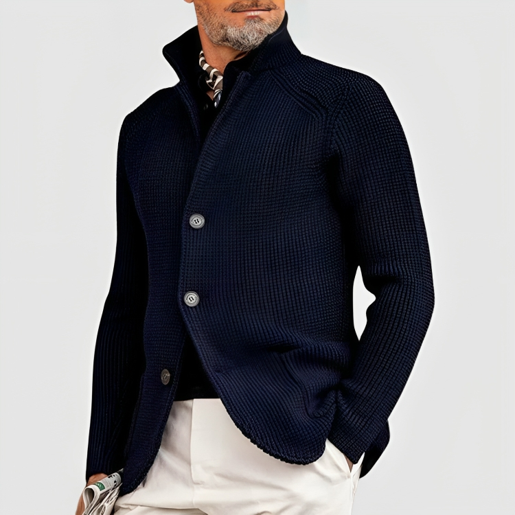 WW | Knöpfen Cashmere Mantel für Herren