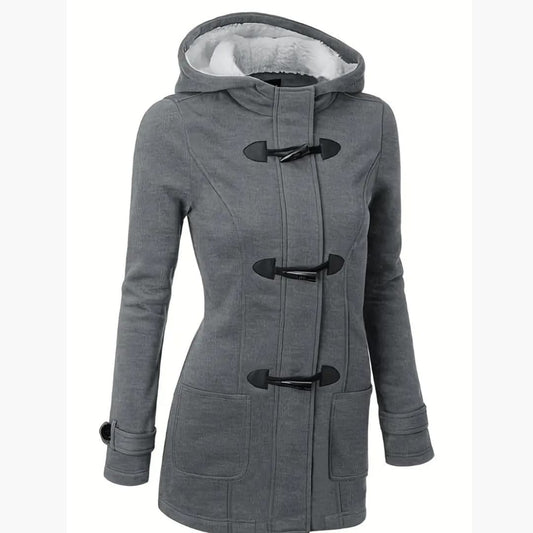 WW | Stilvolle Graue Winterjacke Für Damen