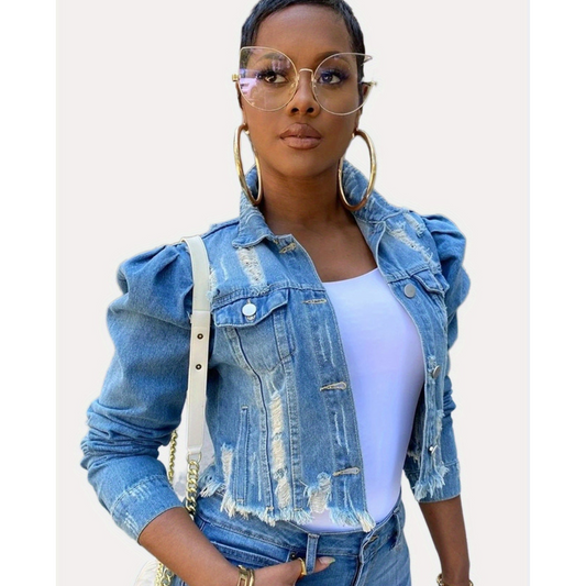 WW | Mantel für Damen mit Puffärmeln und Stil