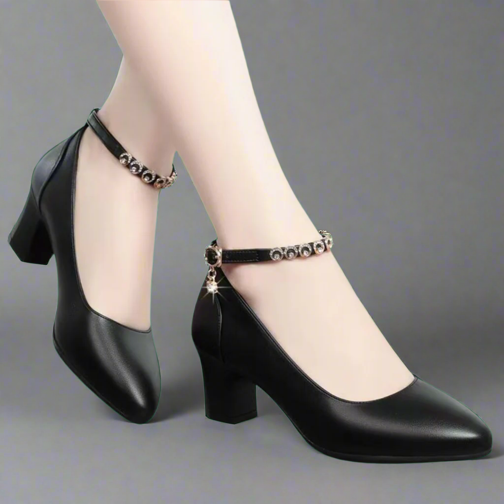 Iselin™ | Premium Patent Leather Pumps for Your Office Style
